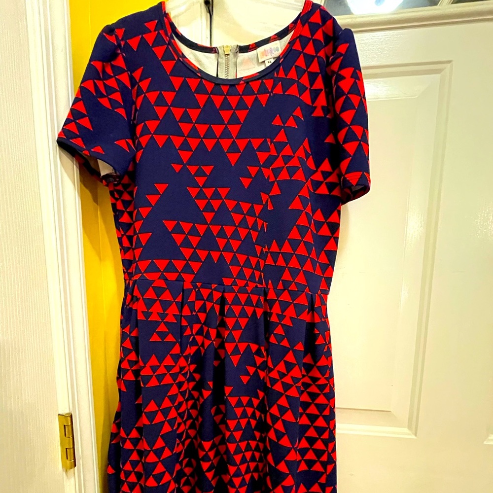 EUC LuLaRoe Amelia Dress Sz XL